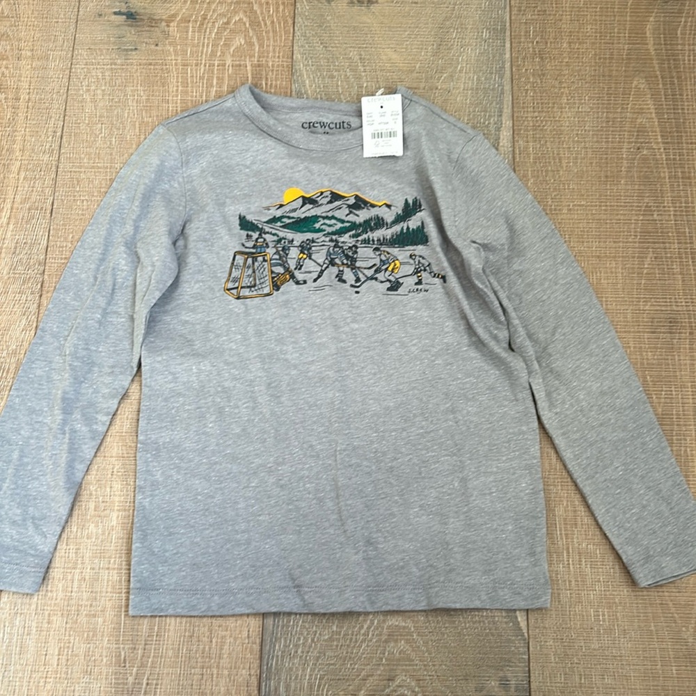 Crewcuts long sleeve hockey shirt NWT